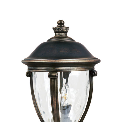 Camden Outdoor Post Light in Detail.