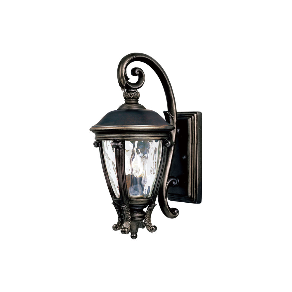 Camden Outdoor Wall Light in Golden Bronze (19-Inch).