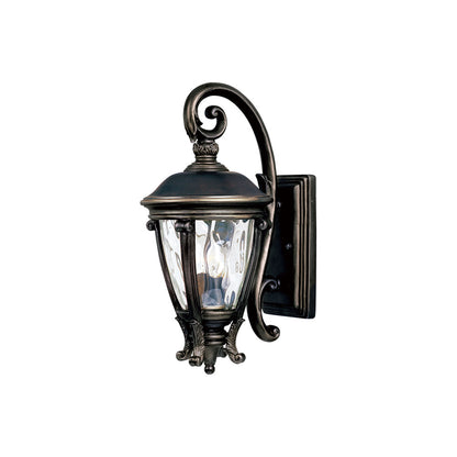 Camden Outdoor Wall Light in Golden Bronze (19-Inch).