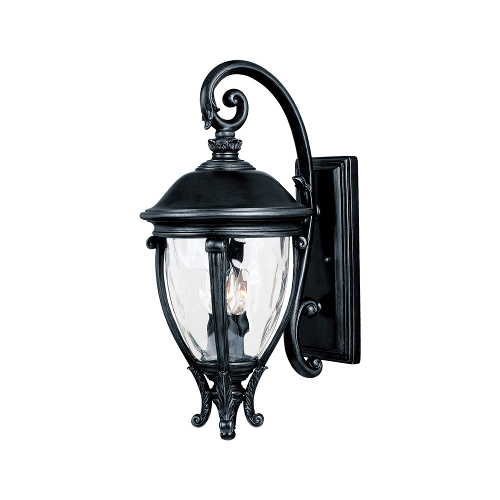 Camden Outdoor Wall Light in Black (24-Inch).