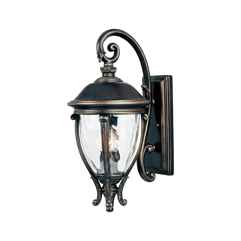 Camden Outdoor Wall Light in Golden Bronze (24-Inch).