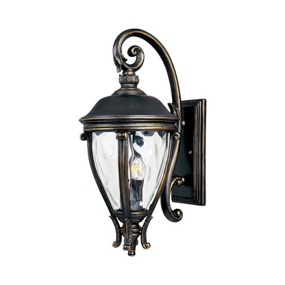 Camden Outdoor Wall Light in Golden Bronze (29-Inch).