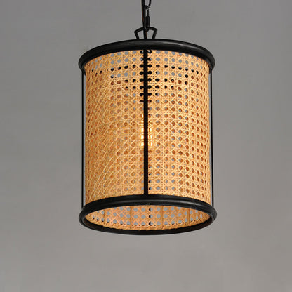 Cane Pendant Light in Detail.