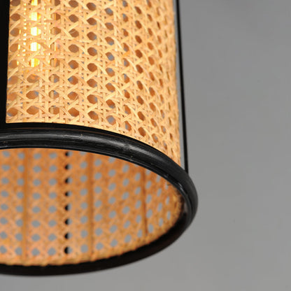 Cane Pendant Light in Detail.
