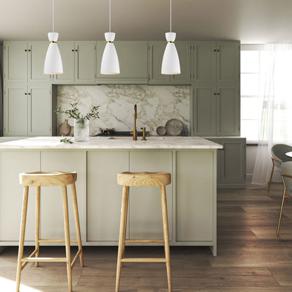 Carillon Pendant Light in kitchen.