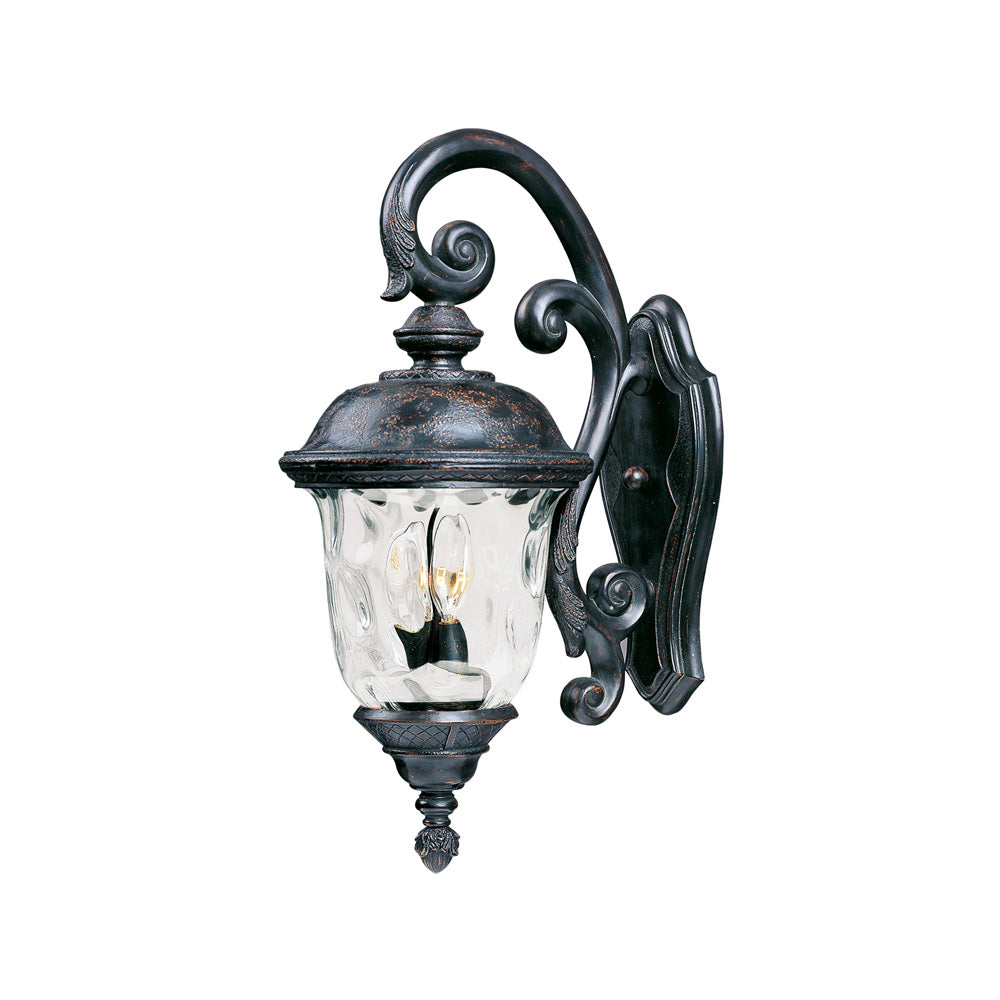 Carriage House Outdoor Glass Lantern Wall Light (26.5-Inch).