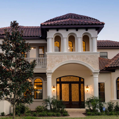 Carriage House Outdoor Lantern Wall Light in Outside Area.