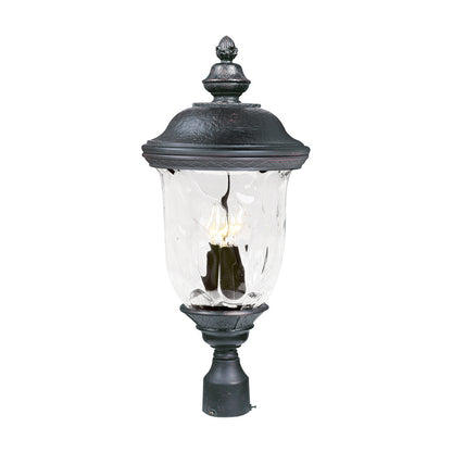 Carriage House Outdoor Post Light in Die Cast Aluminum (26.5-Inch).