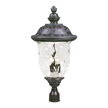 Carriage House Outdoor Post Light in Vivex Resin Composite (29-Inch).