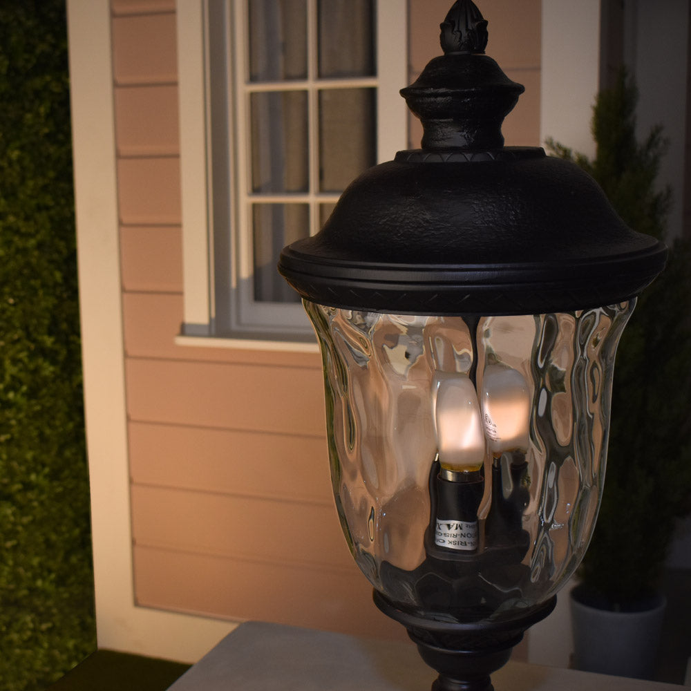 Carriage House Outdoor Post Light in Detail.