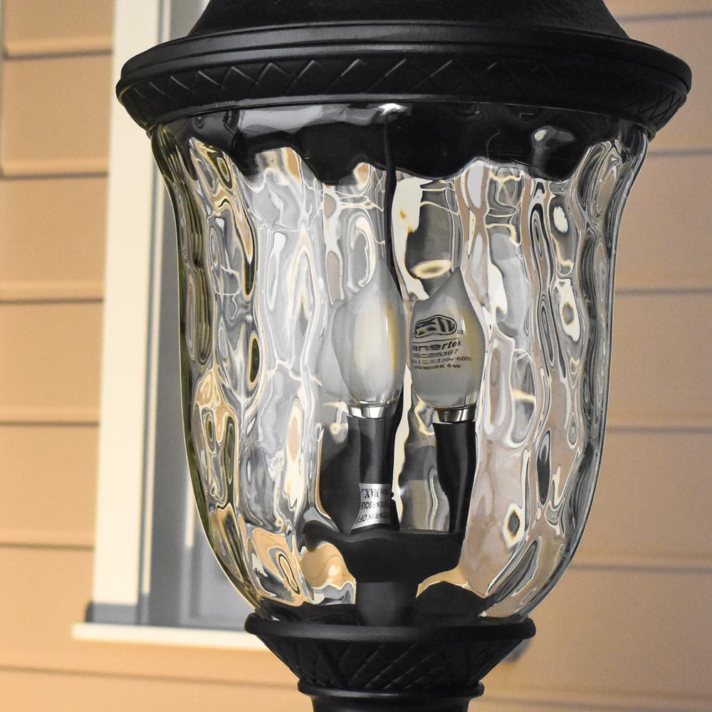 Carriage House Outdoor Post Light in Detail.