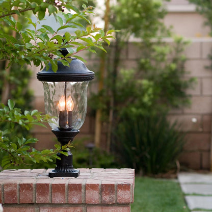 Carriage House Outdoor Post Light in Outside Area.