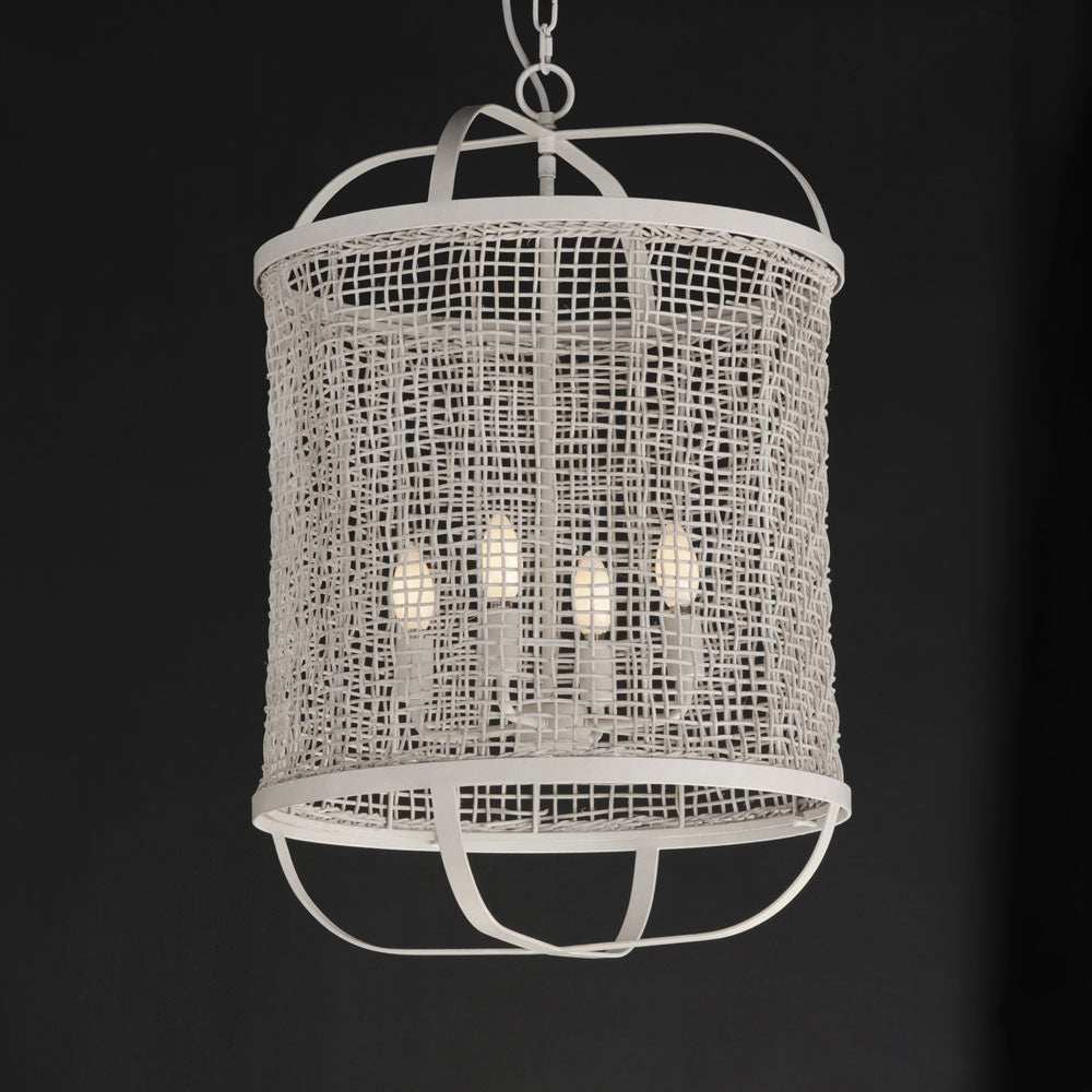 Cestino Lantern Pendant Light in Detail.