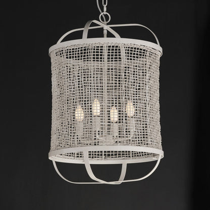 Cestino Lantern Pendant Light in Detail.