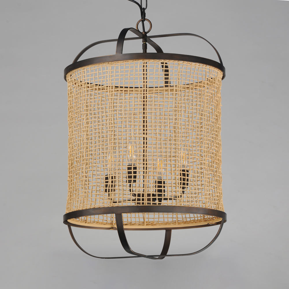 Cestino Lantern Pendant Light in Detail.