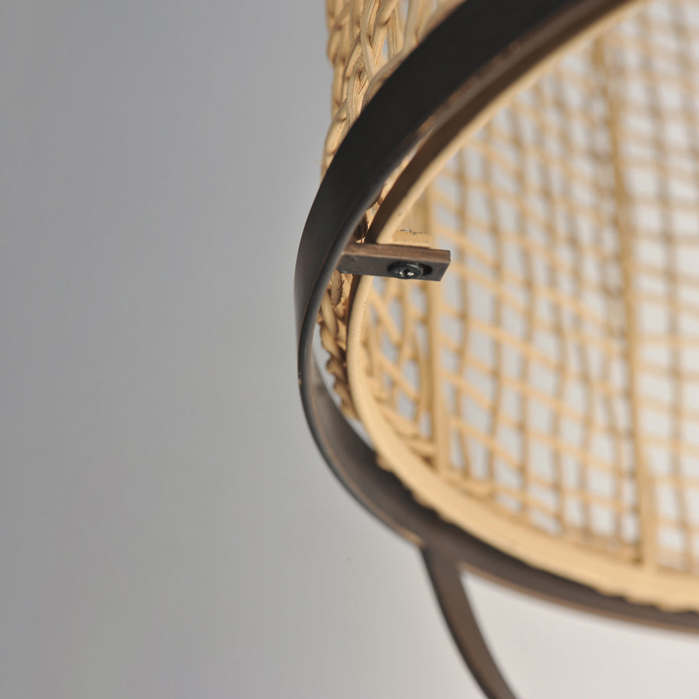 Cestino Lantern Pendant Light in Detail.