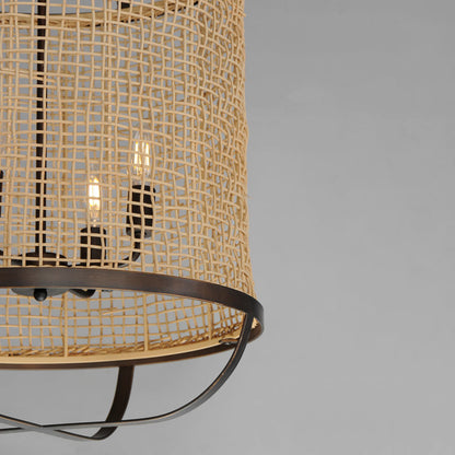 Cestino Lantern Pendant Light in Detail.