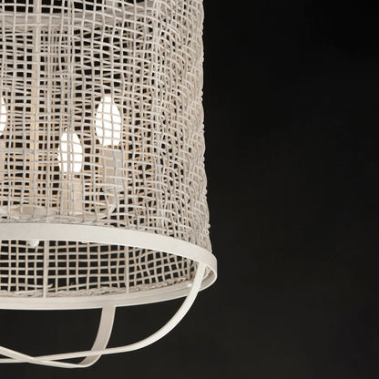 Cestino Lantern Pendant Light in Detail.