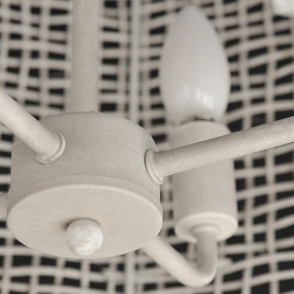 Cestino Lantern Pendant Light in Detail.