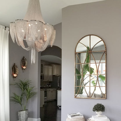 Chantilly Chandelier in living room.
