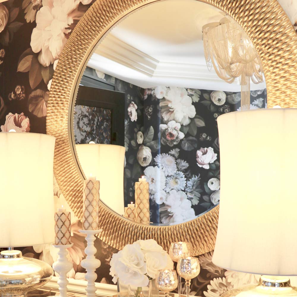 Chantilly Flush Mount Ceiling Light in bedroom.