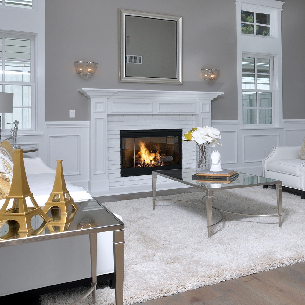 Chantilly Wall Light in living room.