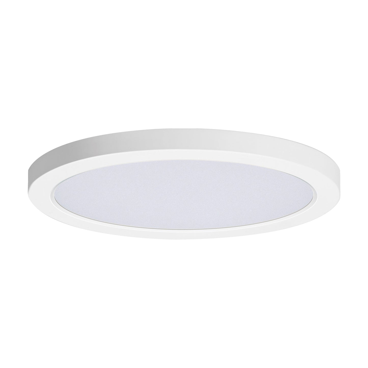 Chip LED Flush Mount Ceiling Light in White (Large/Round).