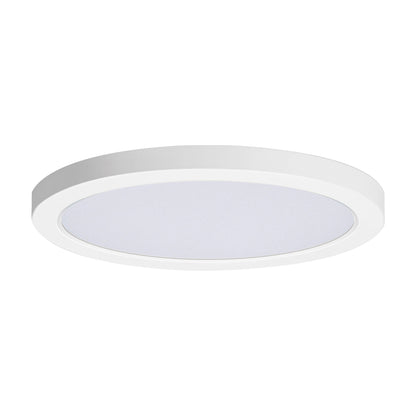 Chip LED Flush Mount Ceiling Light in White (Large/Round).