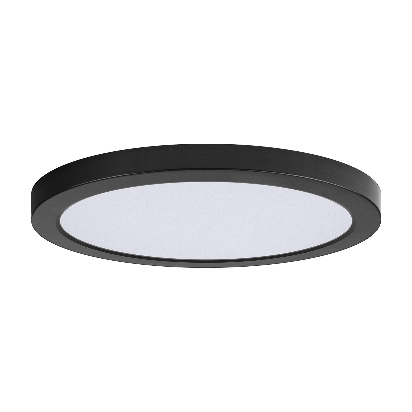 Chip LED Flush Mount Ceiling Light in Black (Large/Round).
