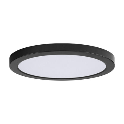Chip LED Flush Mount Ceiling Light in Black (Large/Round).