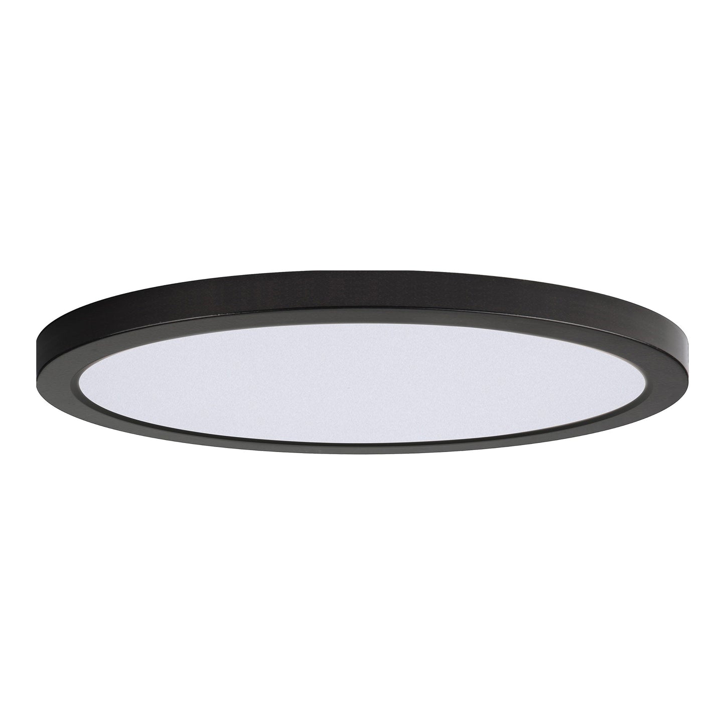Chip LED Flush Mount Ceiling Light in Black (X-Large/Round).