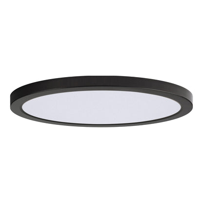 Chip LED Flush Mount Ceiling Light in Black (X-Large/Round).