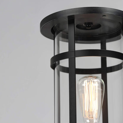 Clyde Outdoor Post Light in Detail.