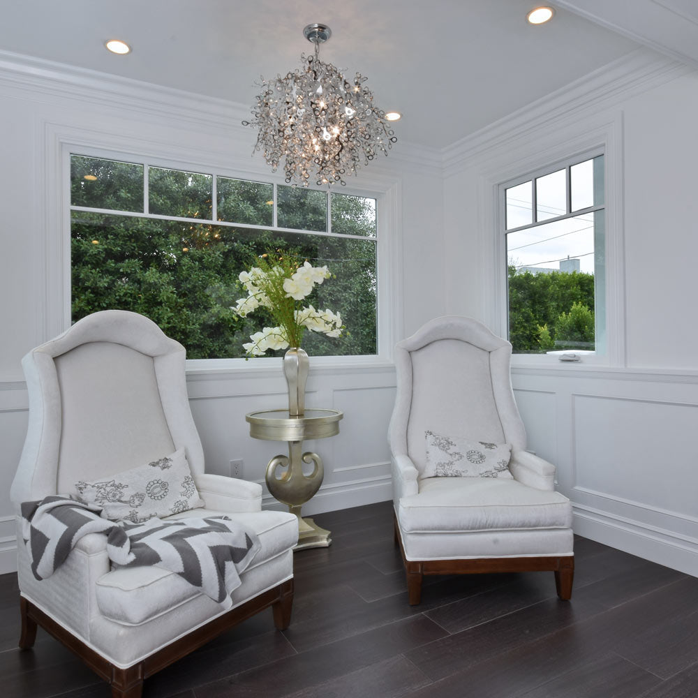 Comet Pendant Light in living room.