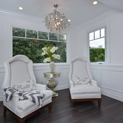 Comet Pendant Light in living room.