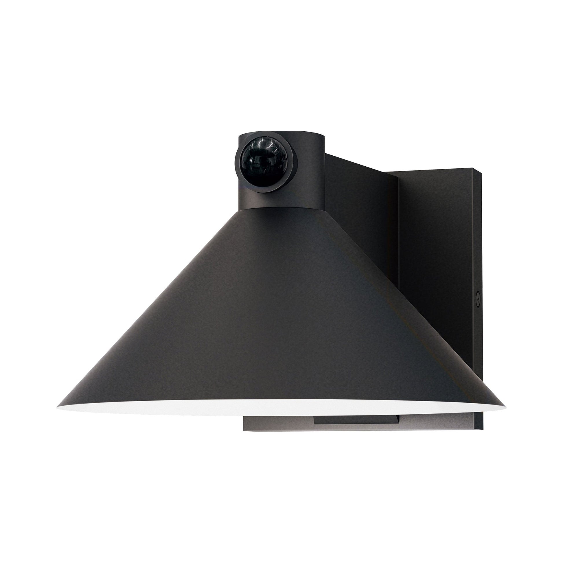 Conoid Outdoor LED Wall Light (Medium/Dusk to Dawn Motion Sensor).