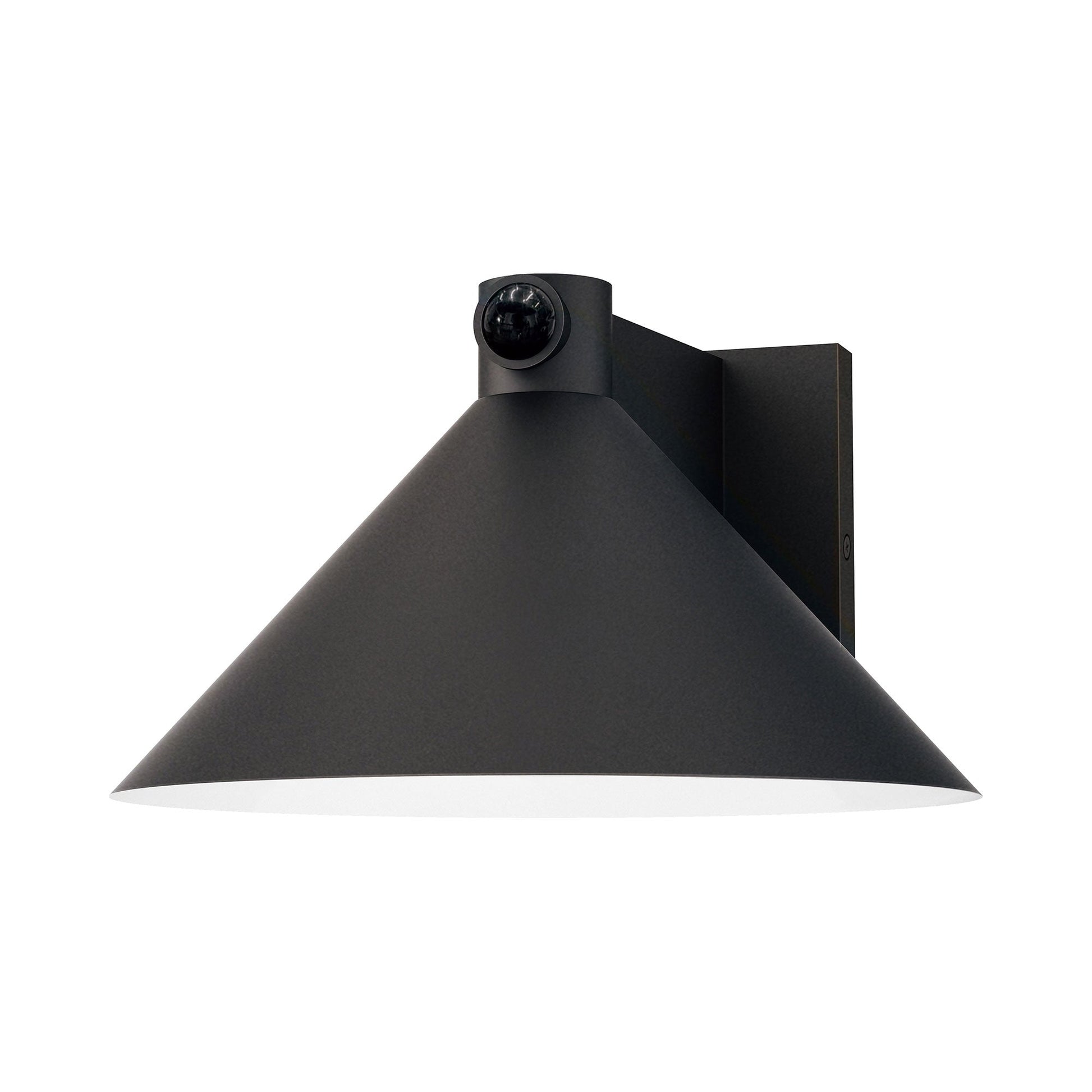 Conoid Outdoor LED Wall Light (Large/Dusk to Dawn Motion Sensor).