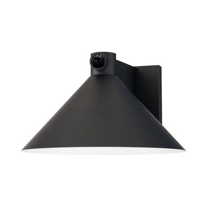 Conoid Outdoor LED Wall Light (Large/Dusk to Dawn Motion Sensor).