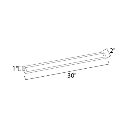 CounterMax LO LED Undercabinet Light - line drawing.