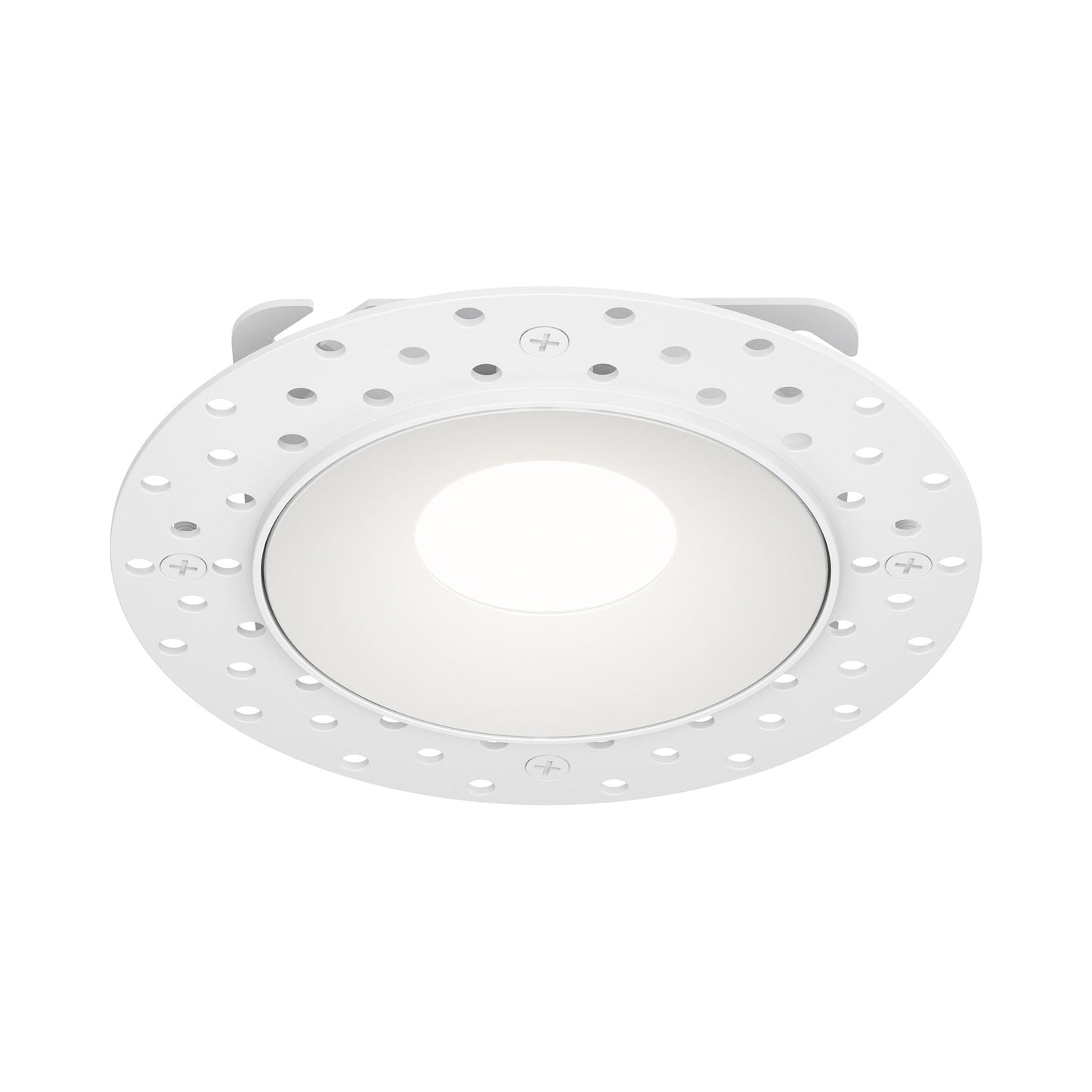 Crisp Trimless LED Downlight Recessed Trim in White (3000K).