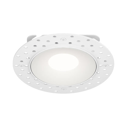 Crisp Trimless LED Downlight Recessed Trim in White (3000K).