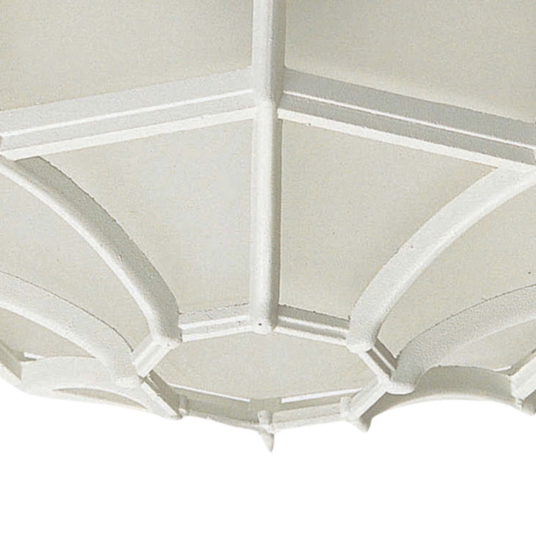 Crown Hill Outdoor Flush Mount Ceiling Light in Detail.