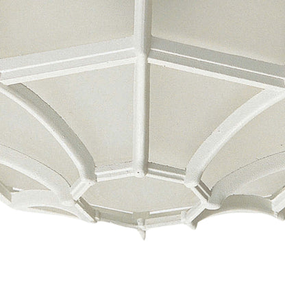 Crown Hill Outdoor Flush Mount Ceiling Light in Detail.