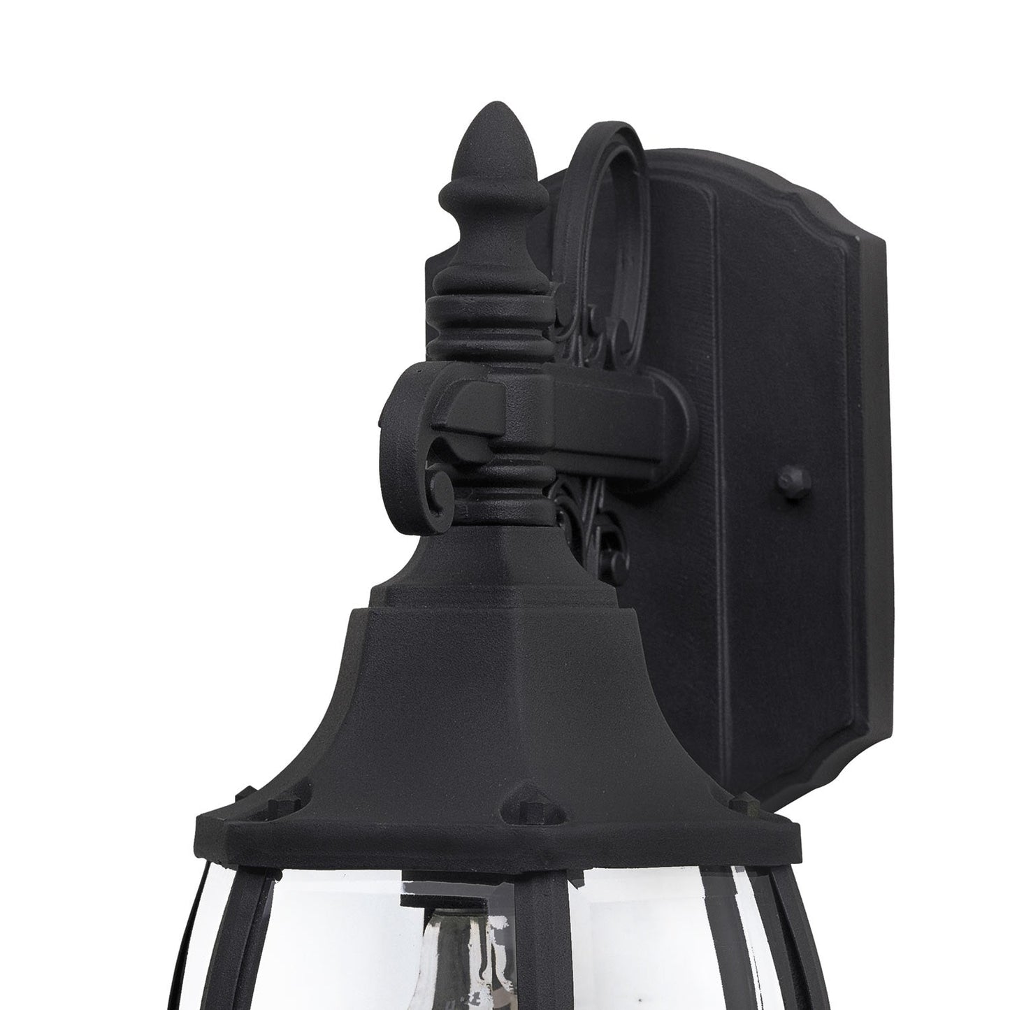 Crown Hill Outdoor Lantern Wall Light in Detail.