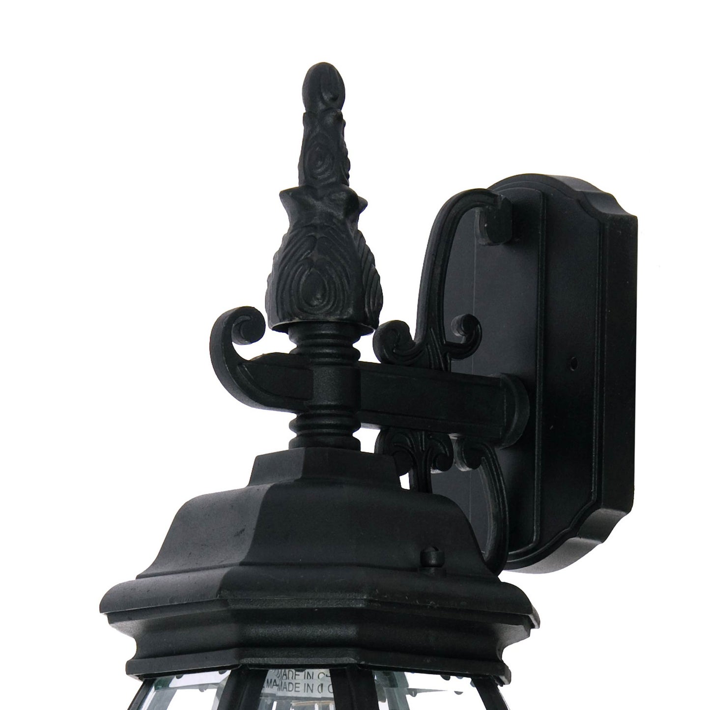 Crown Hill Outdoor Wall Light in Detail.