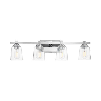 Cubos Bath Vanity Light in Polished Chrome (4-Light).