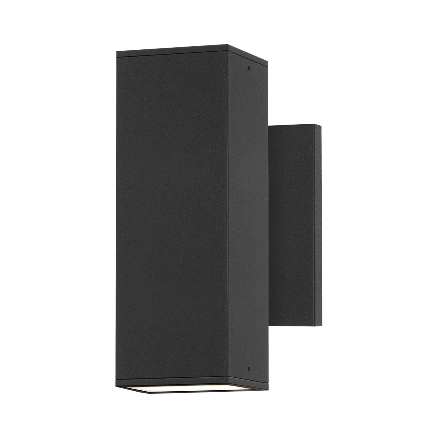 Culvert Outdoor LED Wall Light in Black (7.5-Inch).