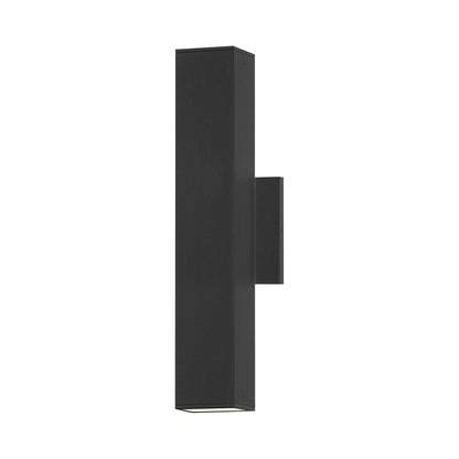 Culvert Outdoor LED Wall Light in Black (14.5-Inch).