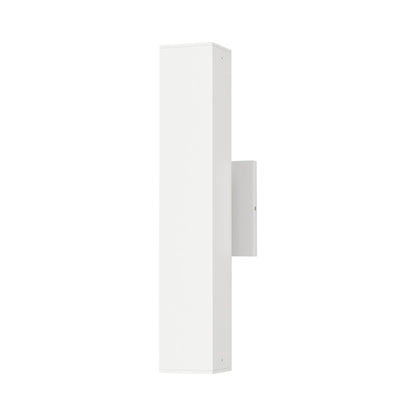 Culvert Outdoor LED Wall Light in White (14.5-Inch).