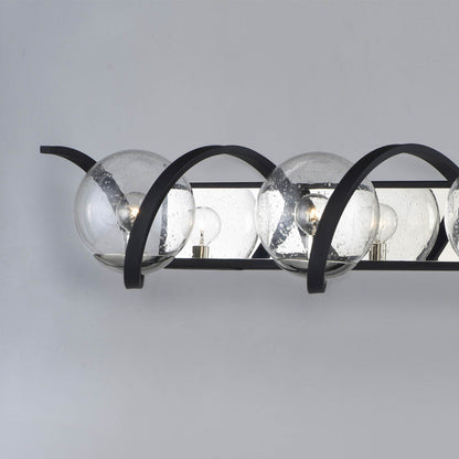 Curlicue Bath Vanity Light in Detail.
